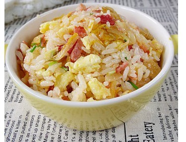 花样米饭-韩式辣白菜炒饭