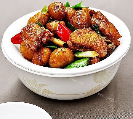 板栗烧鸡