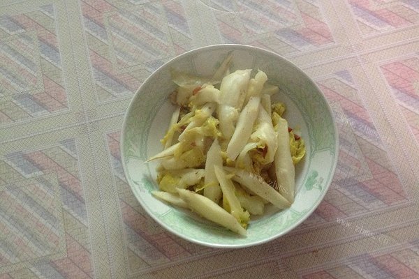 山药炒大白菜