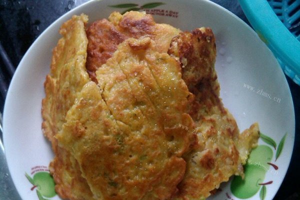 土豆肉末菜饼