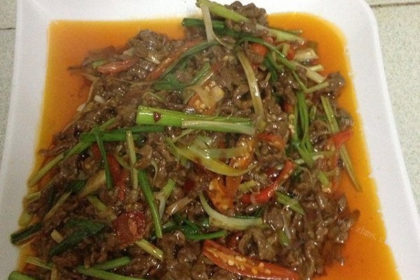 家常炒牛肉