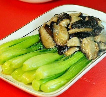 家庭版香菇油菜