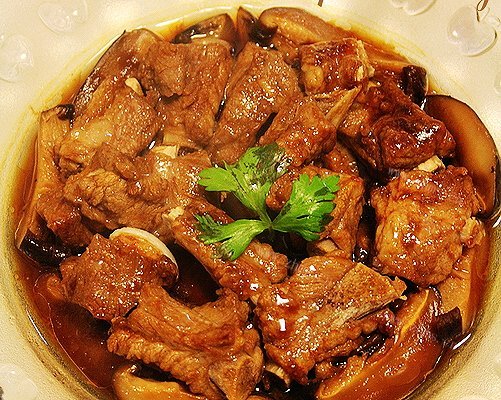 家庭版香菇蒸排骨
