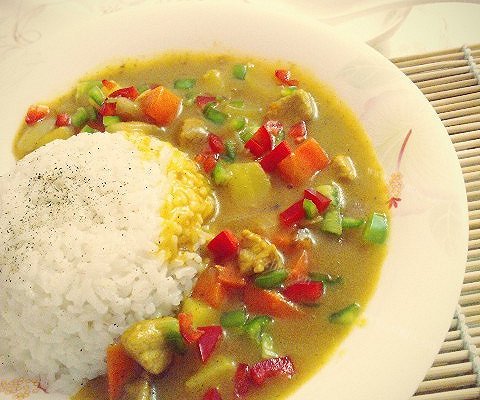 咖喱猪肉饭
