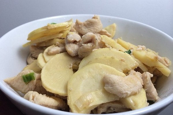 冬笋鸡片