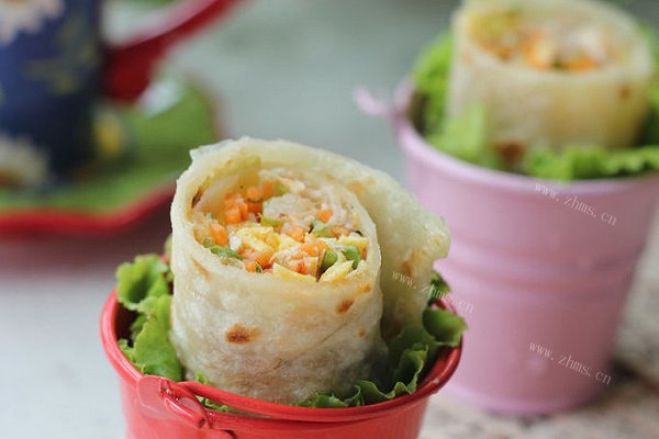 鸡丝葱油卷