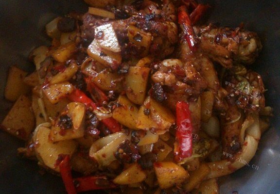 自制干锅土豆翅根