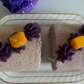 紫薯蛋卷[无水无油版]