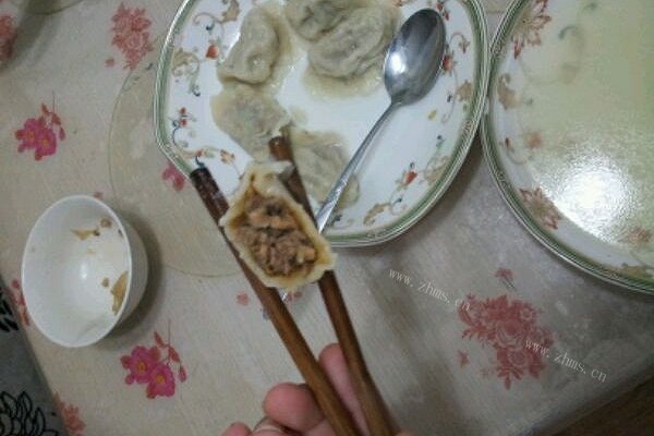 家常牛肉香菇馅饺子