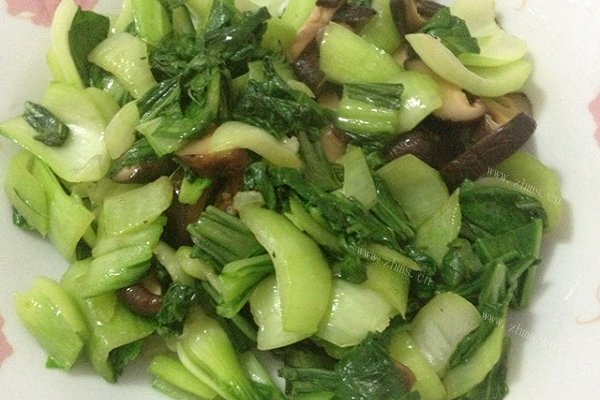 家常香菇青菜