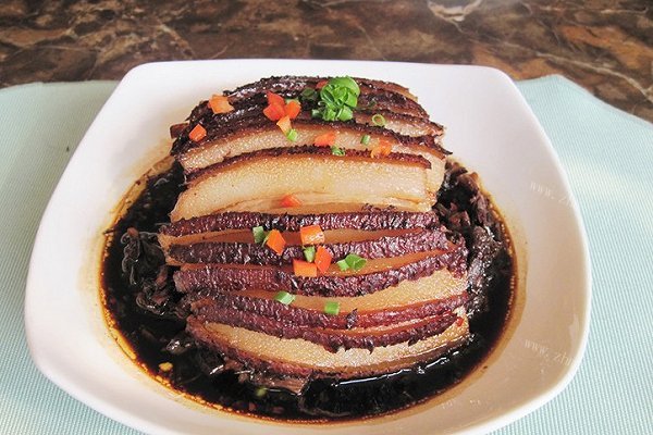 家常菜梅菜扣肉