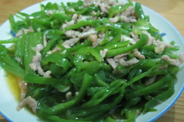 家常青椒肉丝（极品）