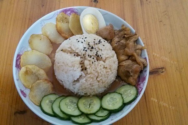 家常鸡腿盖浇饭