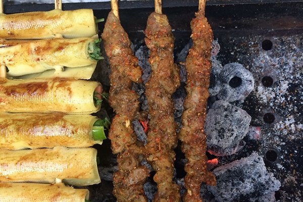 超好吃的羊肉串