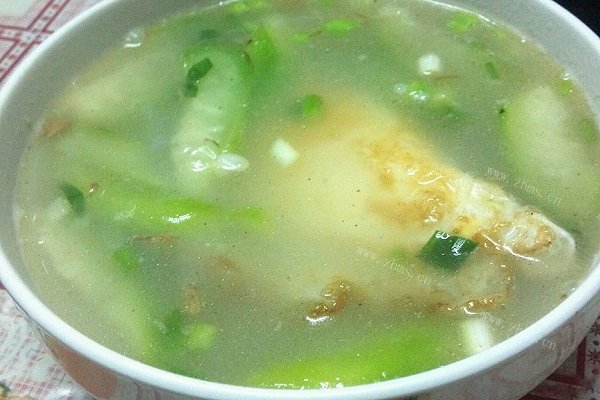 丝瓜鸡蛋汤