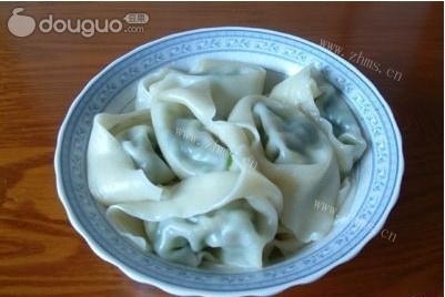 韭菜鸡蛋肉馅馄饨
