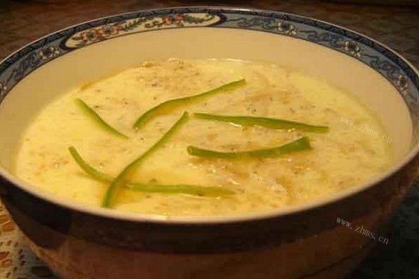 营养早餐- 银鱼蛋羹