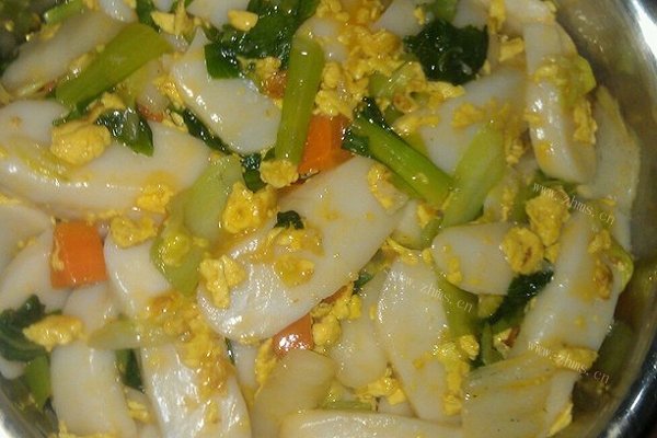 家常炒年糕/炒白果