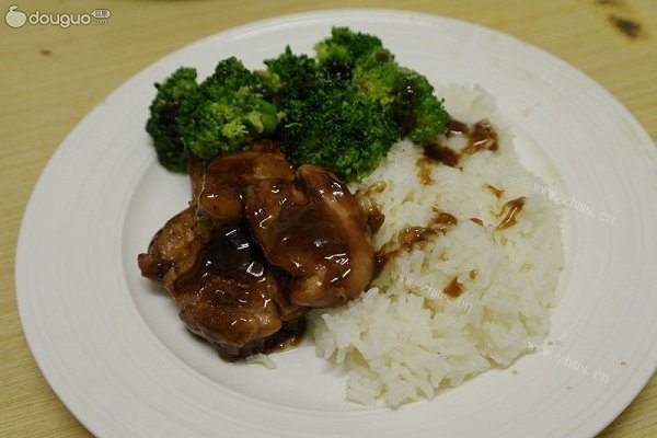 日式照烧鸡腿饭