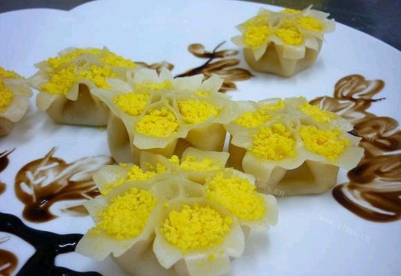 小清新蒸饺(牡丹)