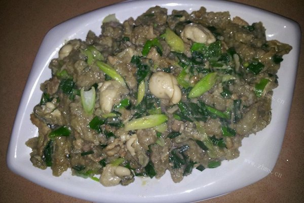 炒芋圆（福建传统菜）
