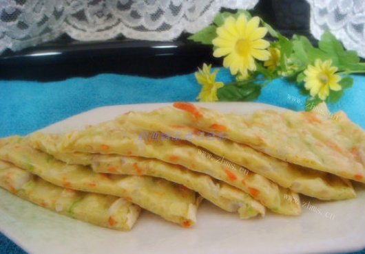 鸡蛋杂蔬饼