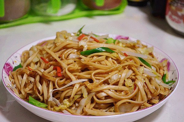 杂蔬炒面