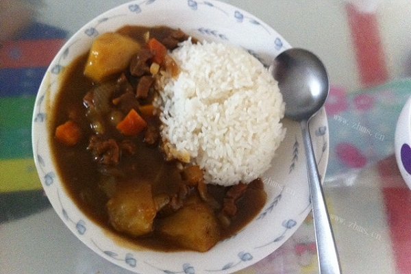家常版咖喱牛肉饭（カレーライス）