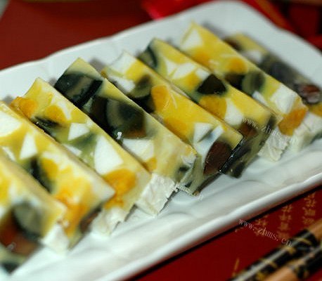 三色蒸蛋