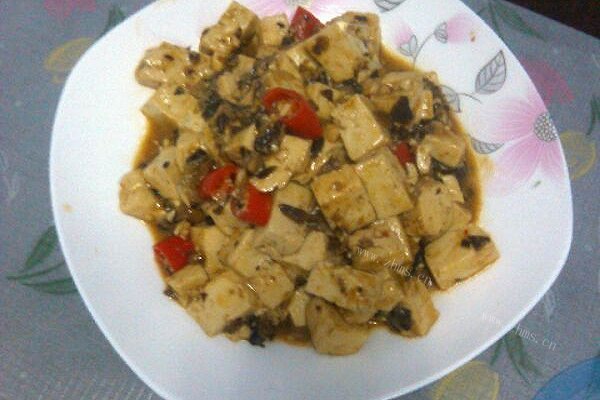 酱香肉末豆腐
