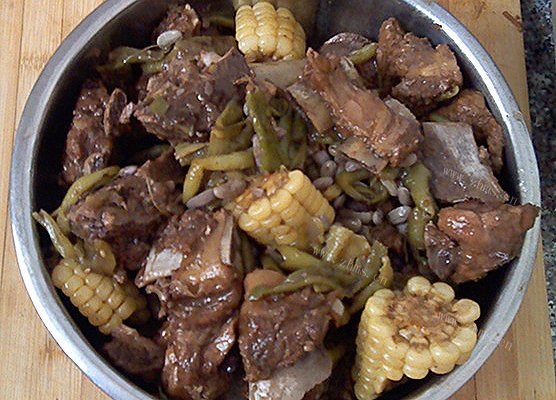 排骨炖豆角