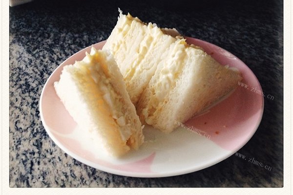 家常版[深夜食堂]超简易鸡蛋三明治