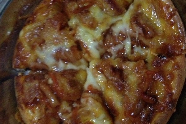 中西合璧鱼香肉丝披萨