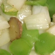 白玉翡翠-白菜根子炒莴笋还是莴苣的
