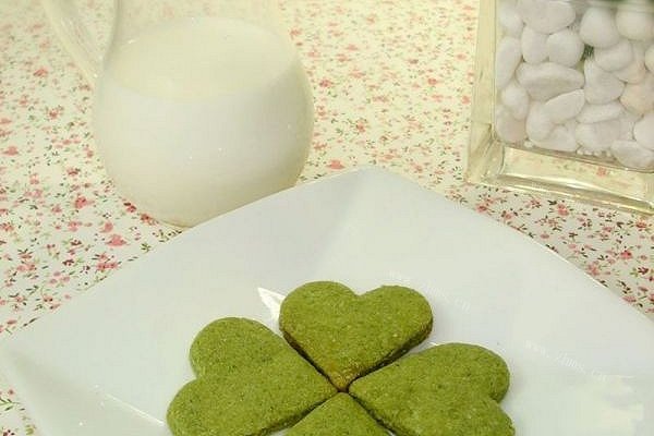 抹茶叶片饼干