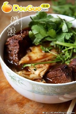 简单的牛肉汤烩饼