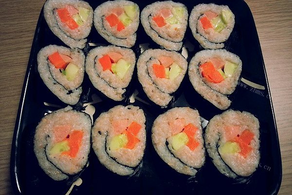 超多 详细 图解 紫菜包饭（拌红酒醋）