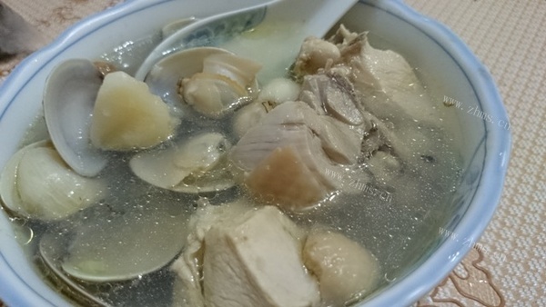 蒜头蛤蜊鸡汤