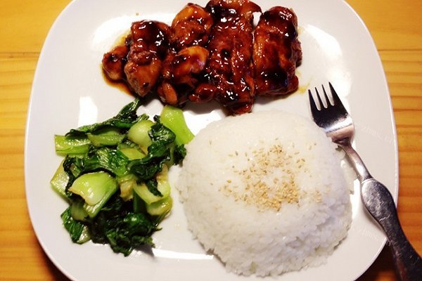 家常照烧鸡排饭
