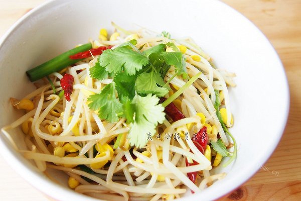 爽口凉拌黄豆芽「快手菜」
