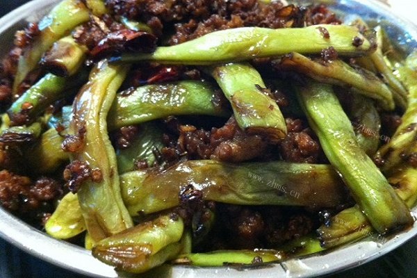 干煸豆角（四季豆）