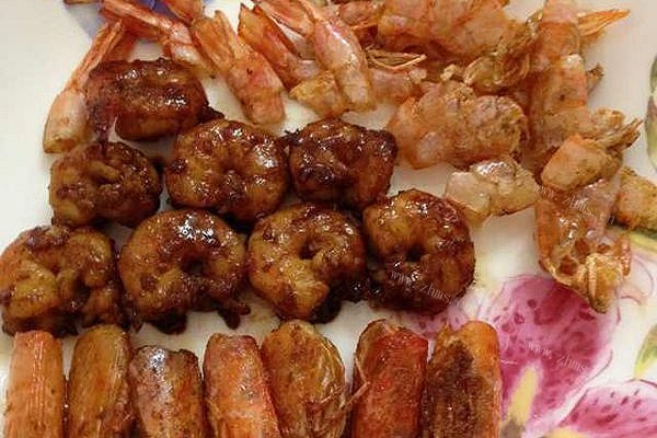 油焖版鲜虾三吃-我家餐桌保留项目