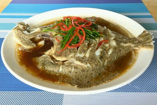清蒸多宝鱼