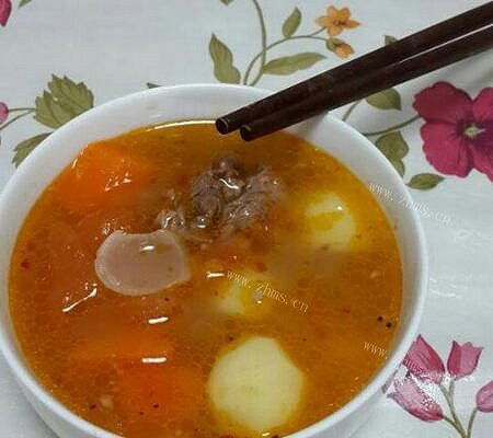 家常西红柿牛腩汤