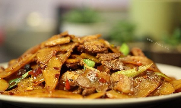 土豆盐煎肉