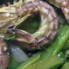黄瓜青椒皮皮虾