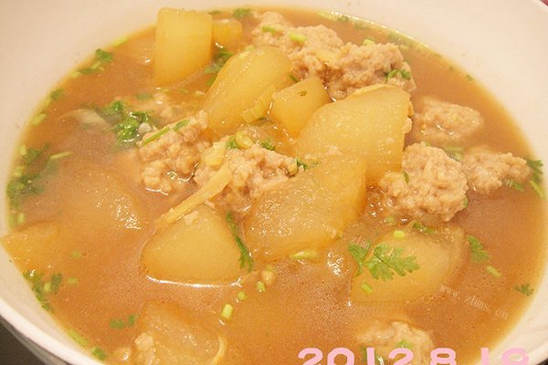 冬瓜猪肉丸子汤