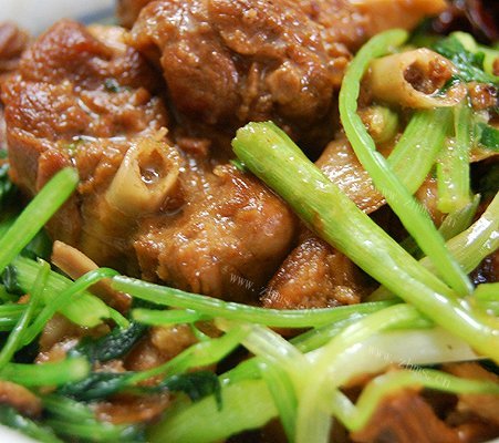 简单版香菜陈皮鸭
