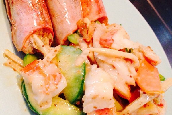 蒸大虾沙拉（大长今剧中料理改良）