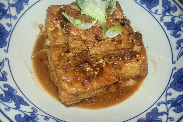 家常自制烧豆腐